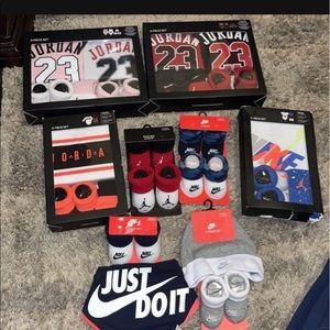 Lot of baby Jordan/ Nike sets